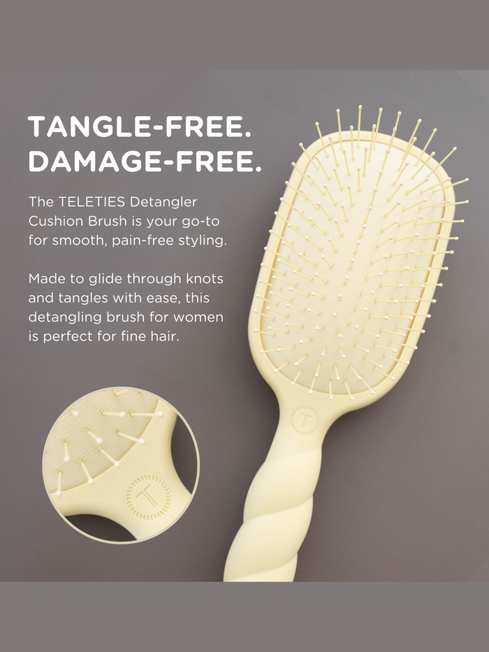Detangler Hair Brush for Fine Hair - Tan