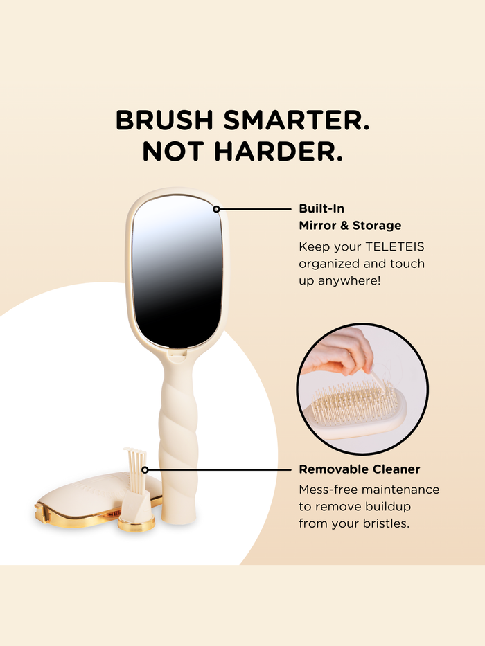 Detangler Hair Brush for Fine Hair - Tan