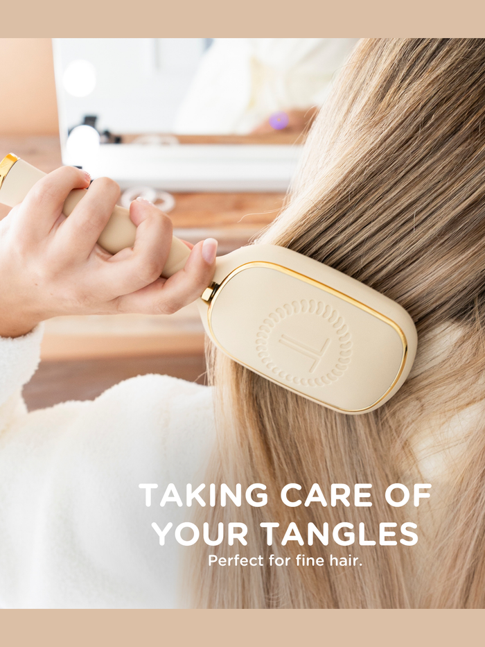 Detangler Hair Brush for Fine Hair - Tan