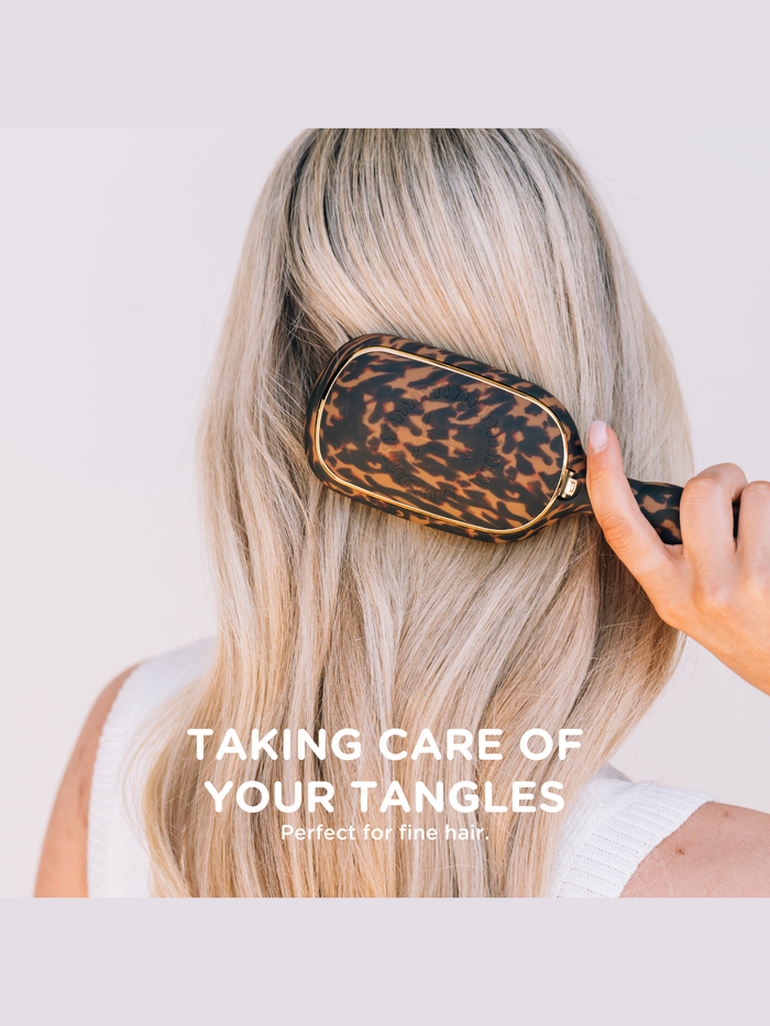 Detangler Hair Brush for Fine Hair - Tortoise