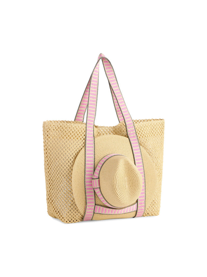 DORIAN TOTE AND HAT SET