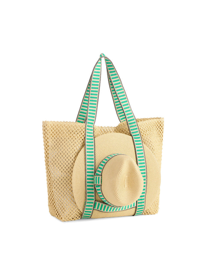 DORIAN TOTE AND HAT SET