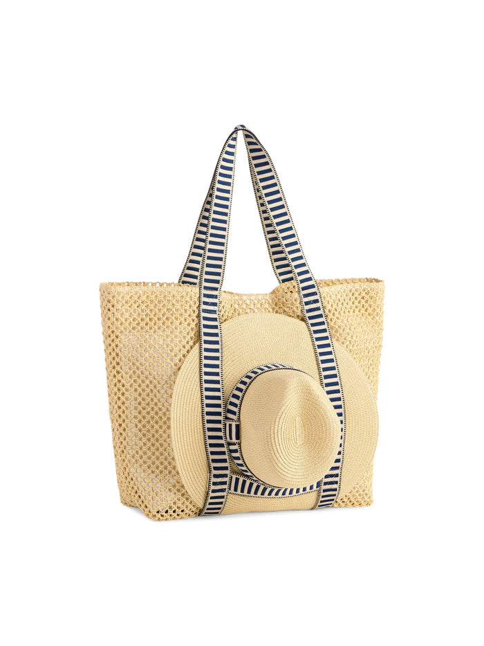 DORIAN TOTE AND HAT SET