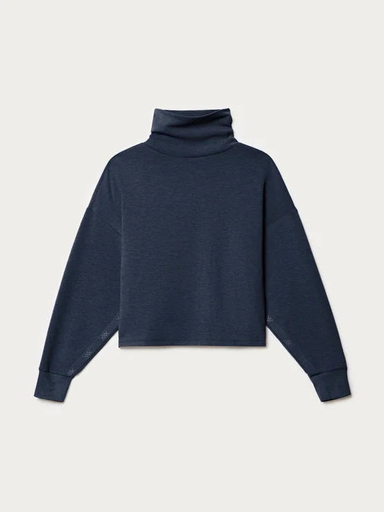 Dream Glow Mock Neck - Navy