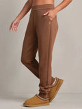 Dream Glow Tapered Pant - Chestnut Brown