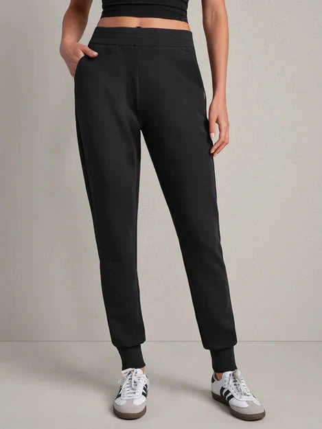 Dream Glow Tapered Pant -Pure Black Heather