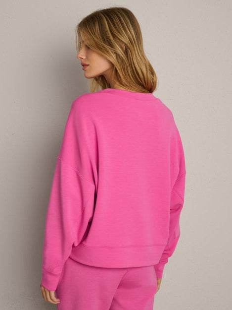 DreamGlow Crewneck - Pink Rose