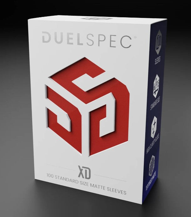 Duelspec: XD Standard Matte Sleeves (Fury Red)
