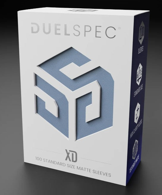 Duelspec: XD Standard Matte Sleeves (Petrol Gray)