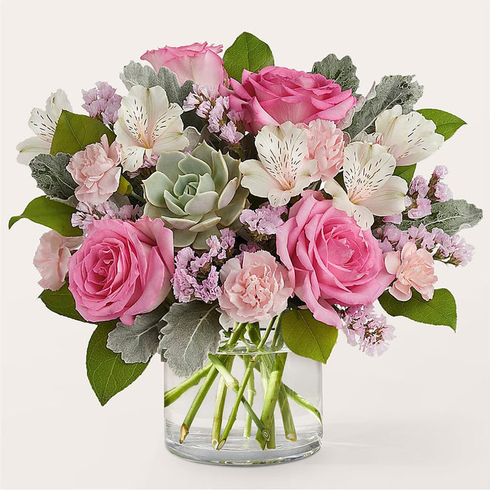 Dusty Rose Bouquet – BUEHLER'S FLORAL, Wooster OH