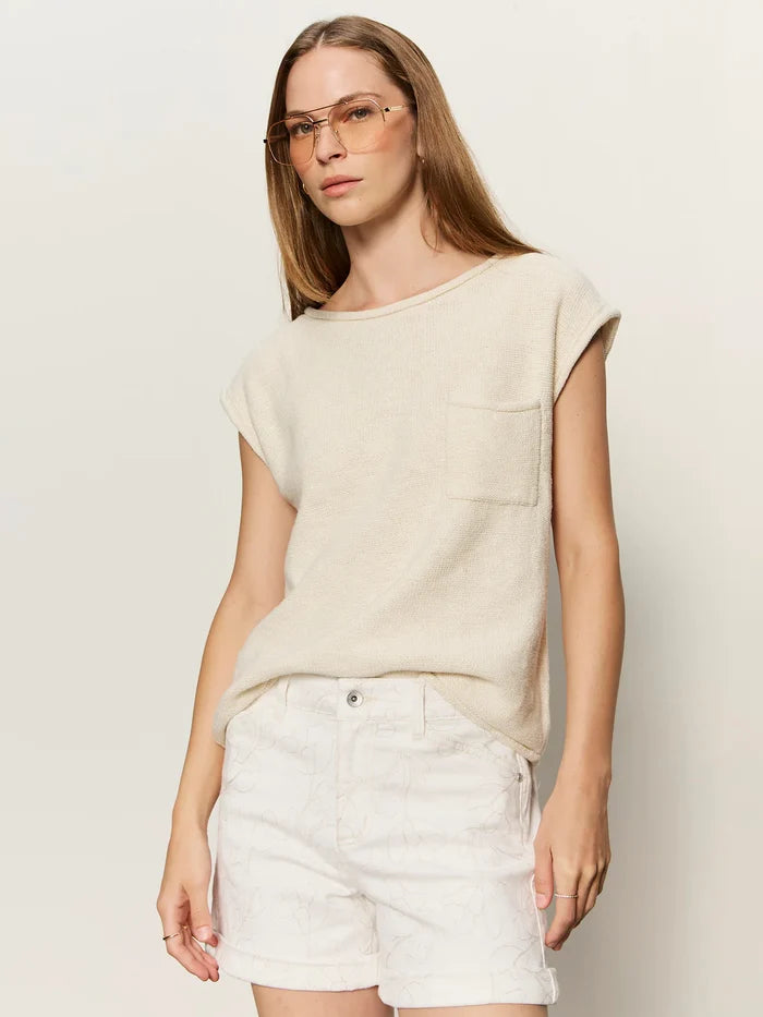 EASY SWEATER TEE - collagen