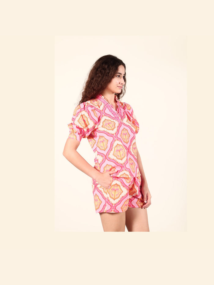 Eva Top - Palm Mirage