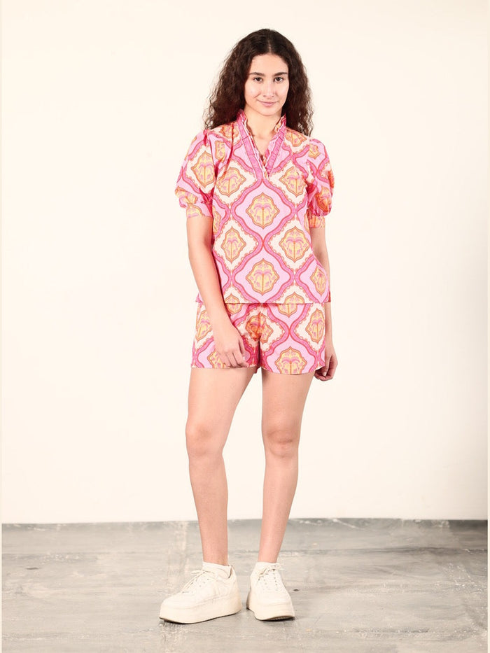 Eva Top - Palm Mirage
