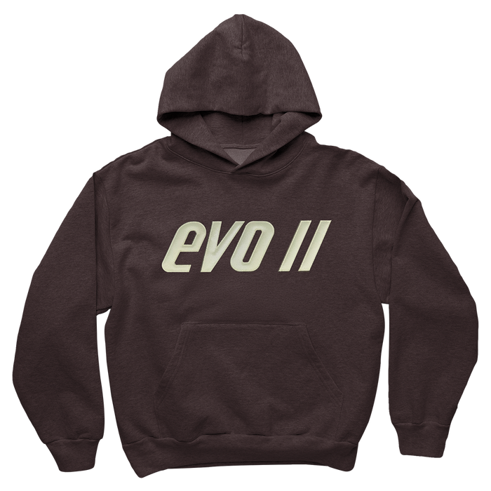 EVO II APPLIQUE HOODIE DARK GRAY