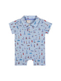 Finley Romper - Lighthouses