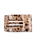 Flat Rectangle Hair Clip | Large | Blonde Tortoise