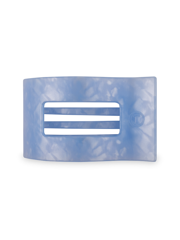 Flat Rectangle Hair Clip | Medium | Blue Lagoon