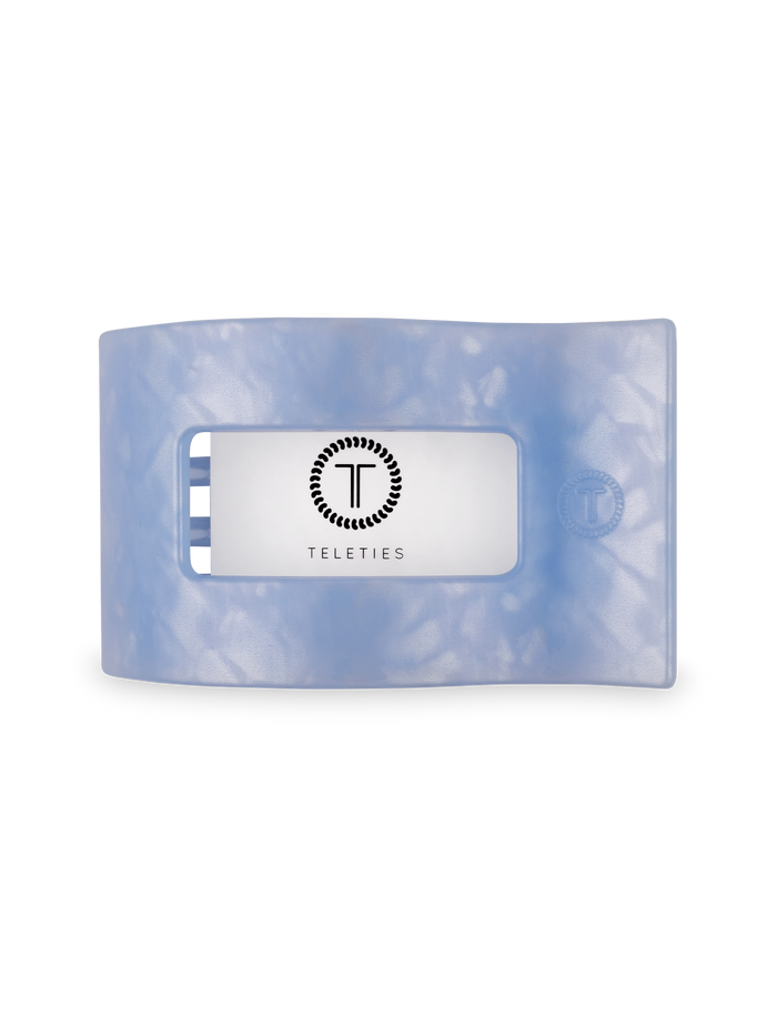 Flat Rectangle Hair Clip | Medium | Blue Lagoon