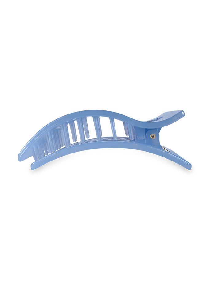 Flat Rectangle Hair Clip | Medium | Blue Lagoon
