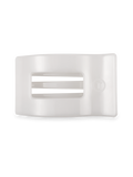 Flat Rectangle Hair Clip | Medium | Coconut White