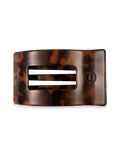 Flat Rectangle Hair Clip | Small | Tortoise