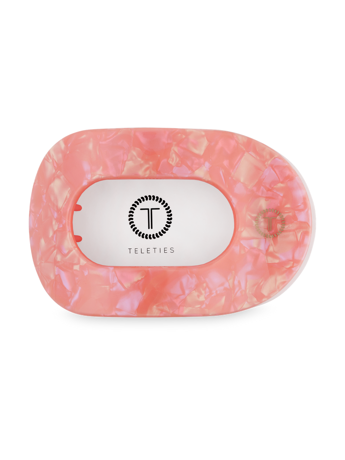 Flat Round Hair Clip | Large | Dreamsicle