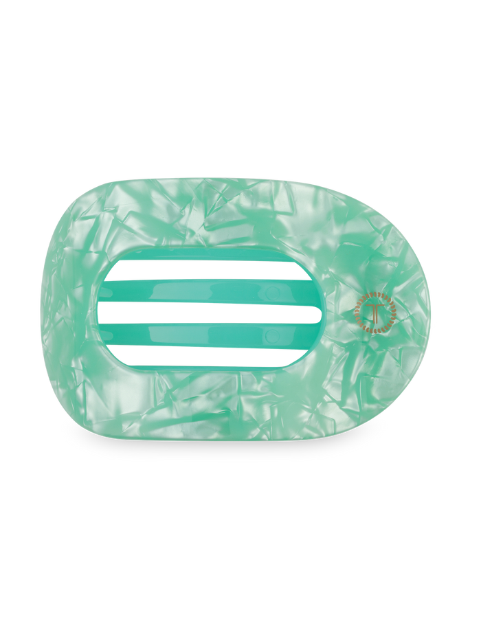 Flat Round Hair Clip | Large | Spring Splash