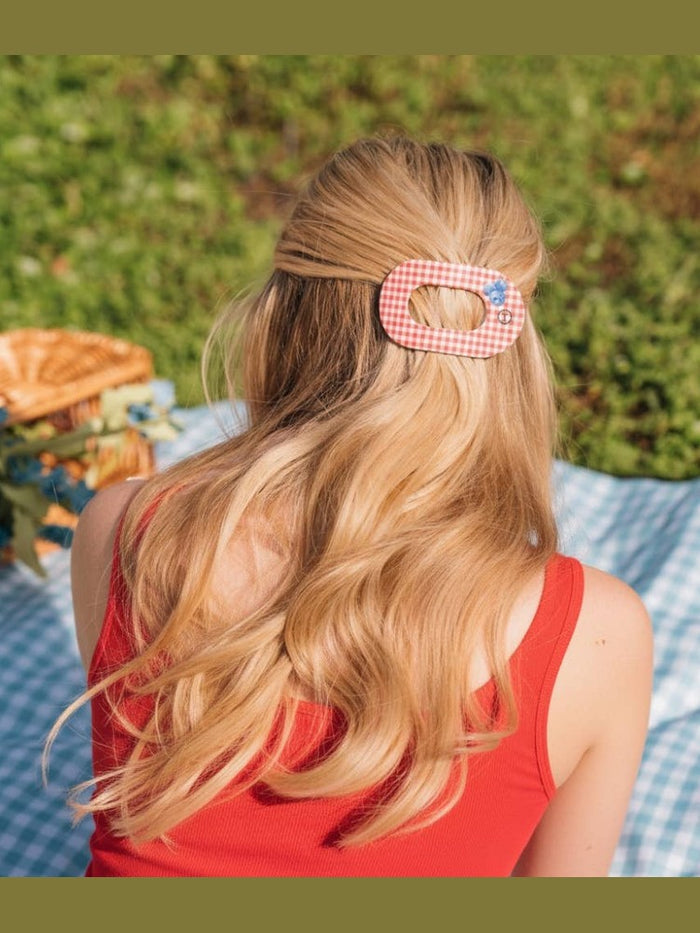 Flat Round Hair Clip | Medium | Blueberry Farms