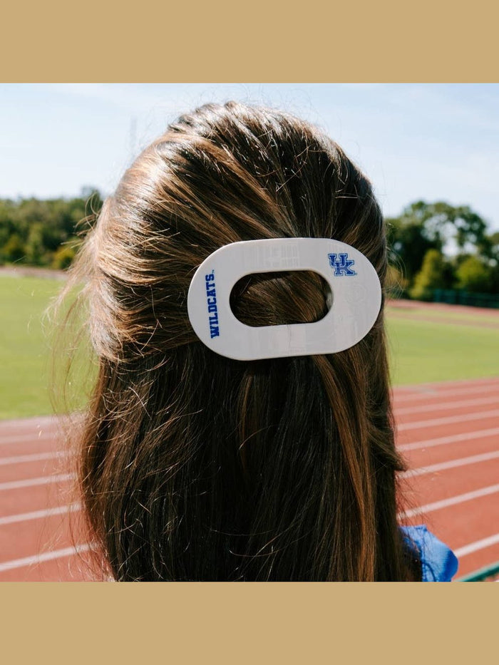 Flat Round Hair Clip | Medium | Go Big Blue!
