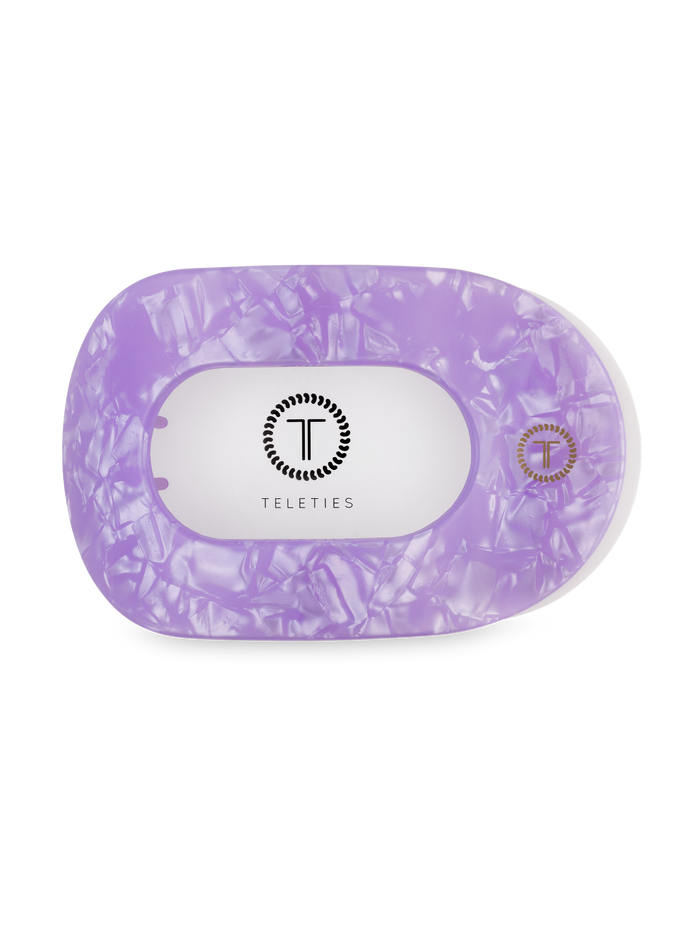 Flat Round Hair Clip | Medium | Lavender Mist