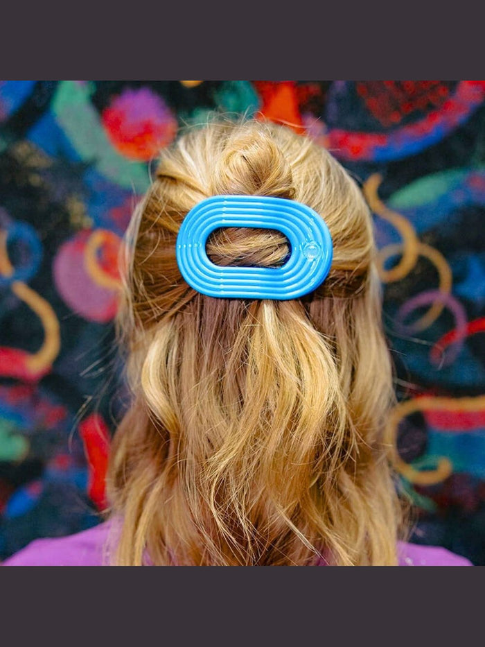 Flat Round Hair Clip | Medium | Miami Vice