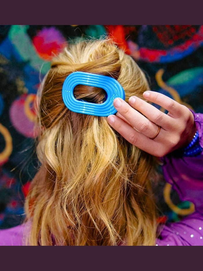 Flat Round Hair Clip | Small | Miami Vice