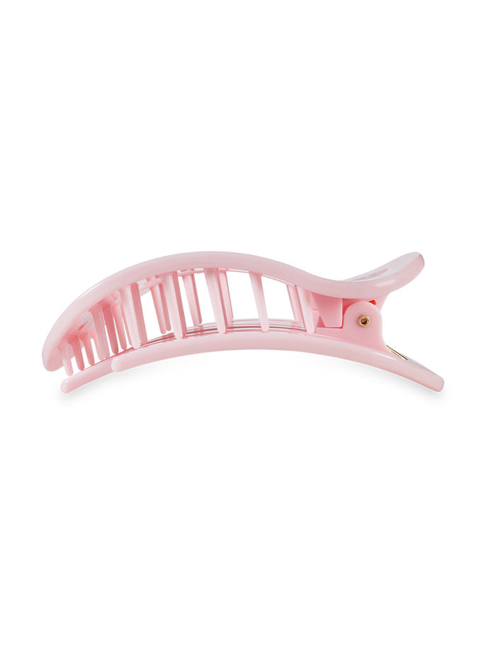 Flat Round Hair Clip | Small | Pink Ribbon Power