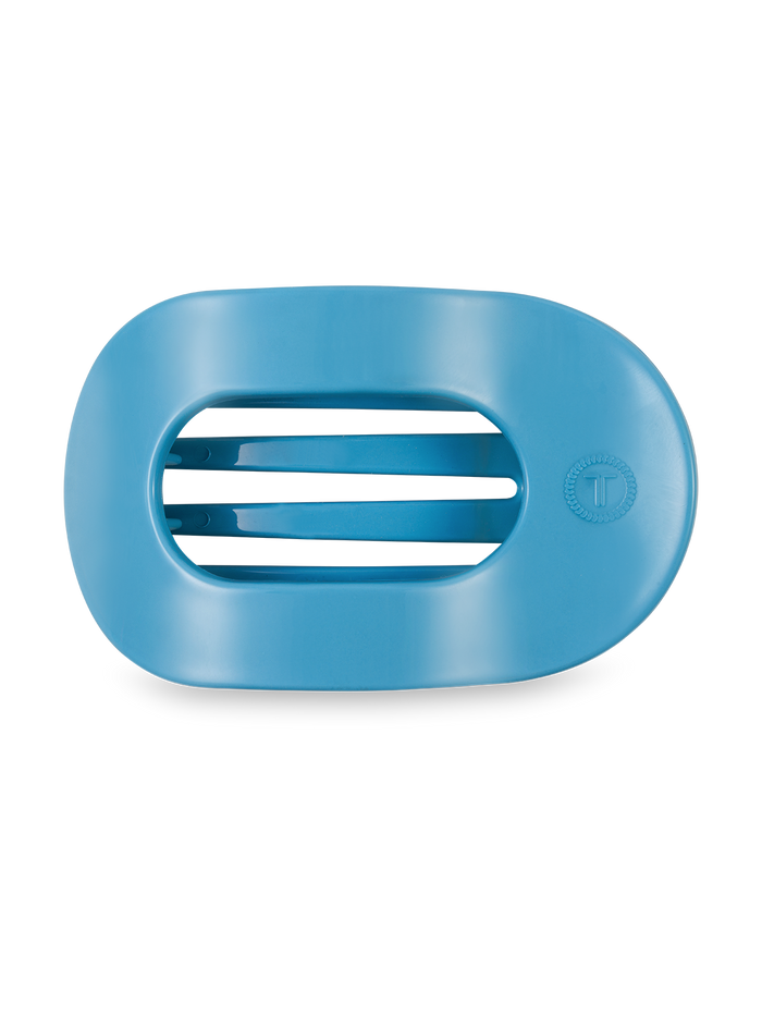 Flat Round Hair Clip | Small | Summer Sky