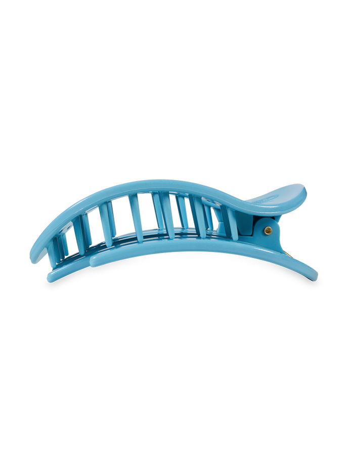 Flat Round Hair Clip | Small | Summer Sky