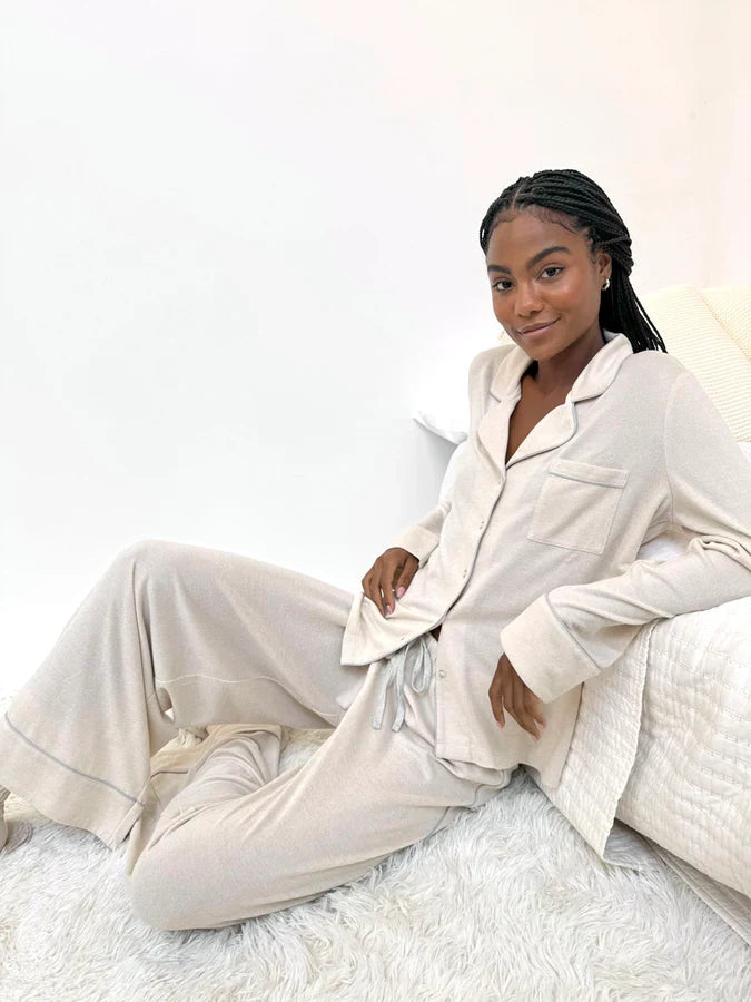 Flora Pillow Soft Set - Oat