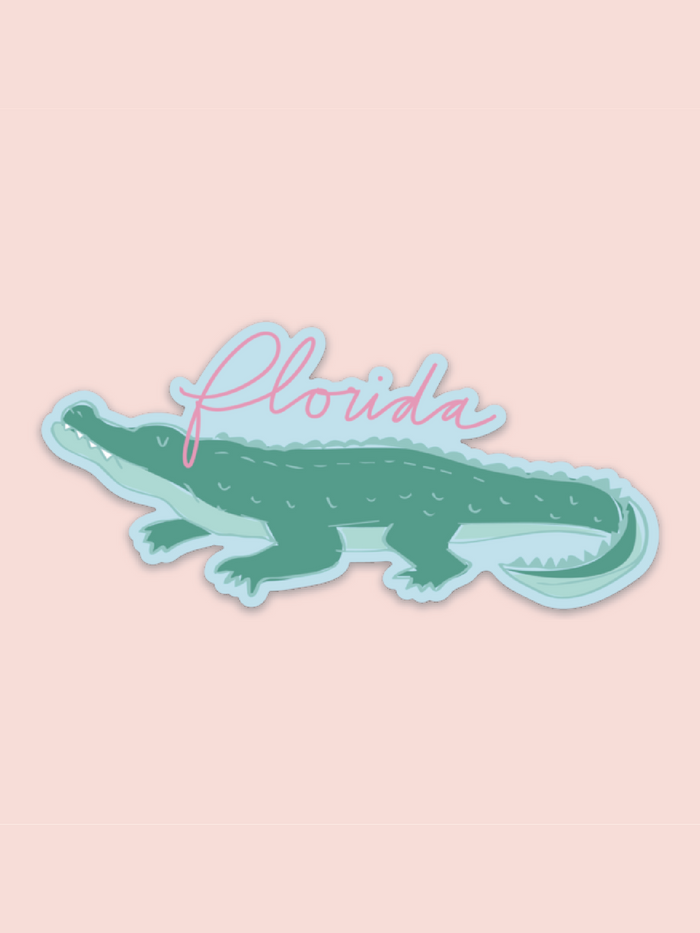 Florida Alligator Sticker