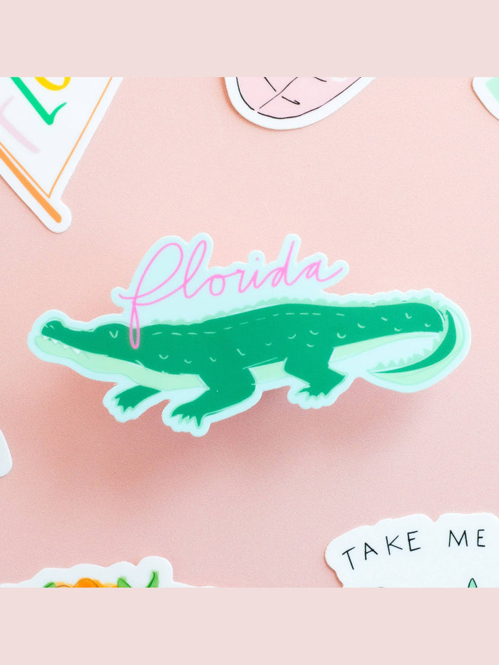 Florida Alligator Sticker