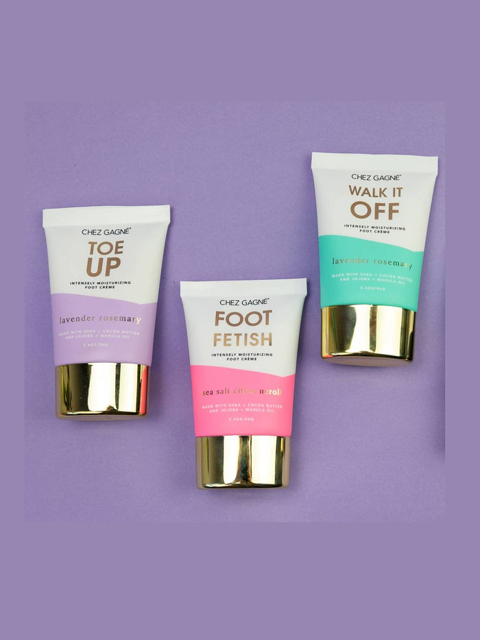 Foot Fetish - Clean + Vegan Foot Crème - Sea Salt Citrus + Neroli - 3.4oz