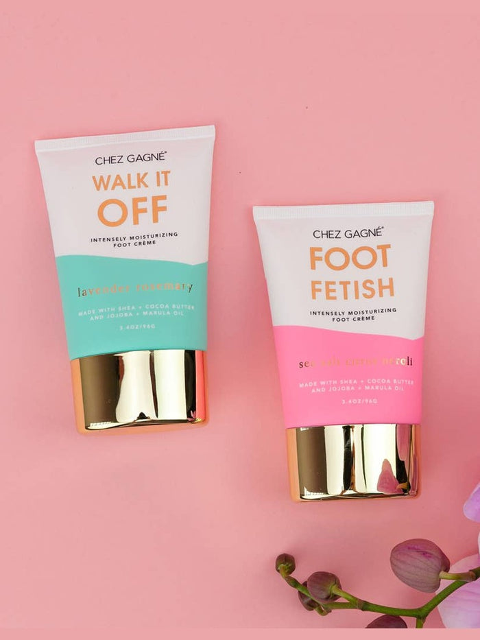 Foot Fetish - Clean + Vegan Foot Crème - Sea Salt Citrus + Neroli - 3.4oz