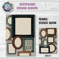 Frames:  Restickable Sticker Album