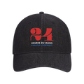 FRANCE 24 LM BLACK DENIM HAT