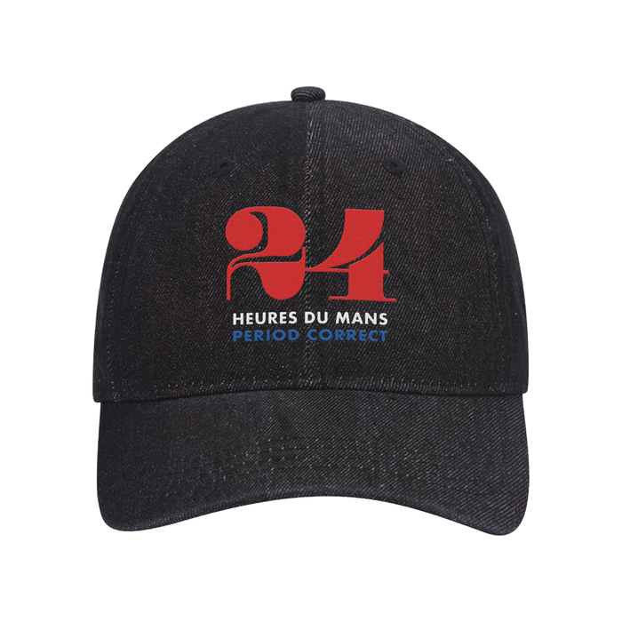 FRANCE 24 LM BLACK DENIM HAT