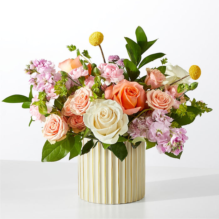 French Market Bouquet with Ivory Vase – BUEHLER'S FLORAL, Wooster OH