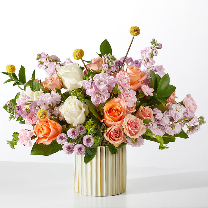 French Market Bouquet with Ivory Vase – BUEHLER'S FLORAL, Wooster OH