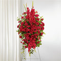 From the Heart Standing Spray – BUEHLER'S FLORAL, Wooster OH