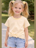 Front Knot Top Afterglow