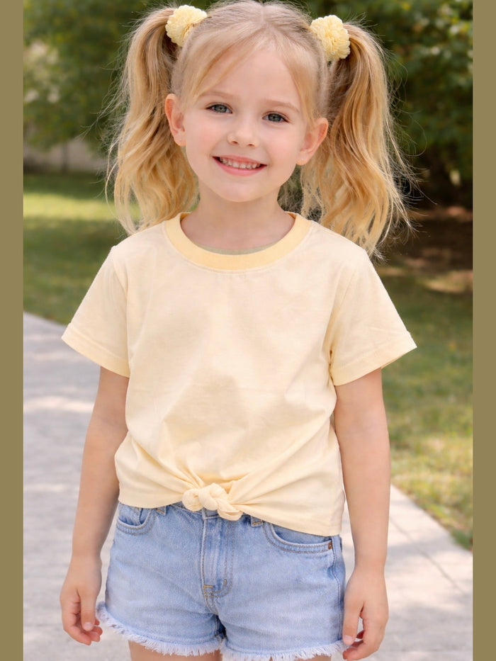 Front Knot Top Afterglow