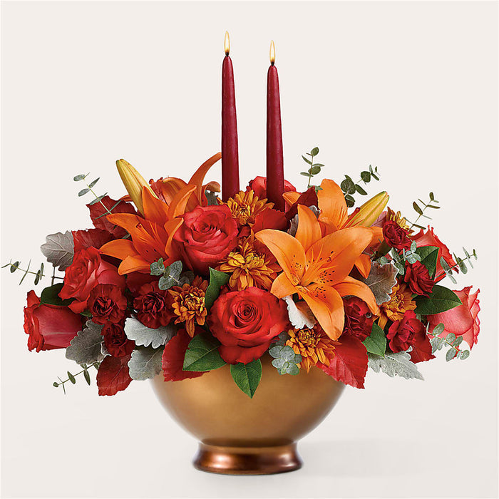 Fruits of Fall Centerpiece – BUEHLER'S FLORAL, Wooster OH