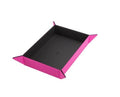 Gamegenic: Magnetic Dice Tray: Rectangular Black Pink